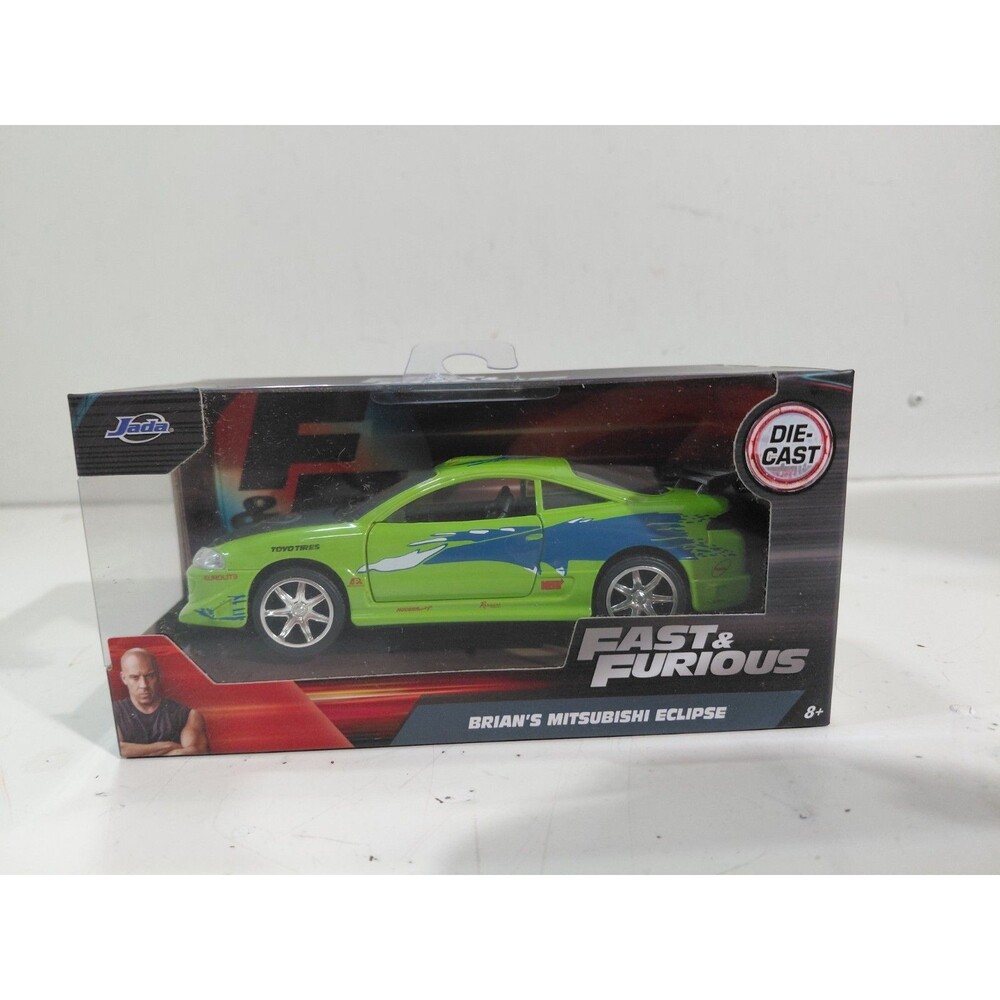 NIB Jada Fast & Furious 1:32 Die Cast Brian's Mitsubishi Eclipse Sports Car
